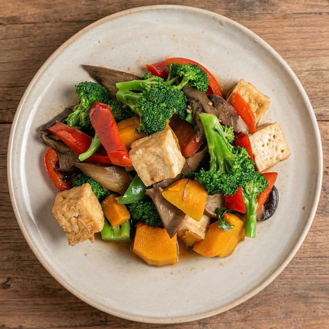 Pad Kra Prao Tofu.