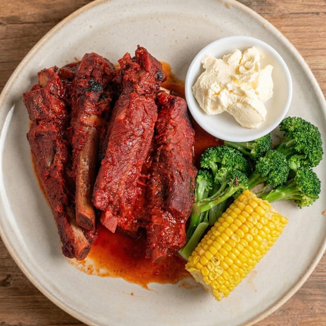 BBQ Rib Dinner.
